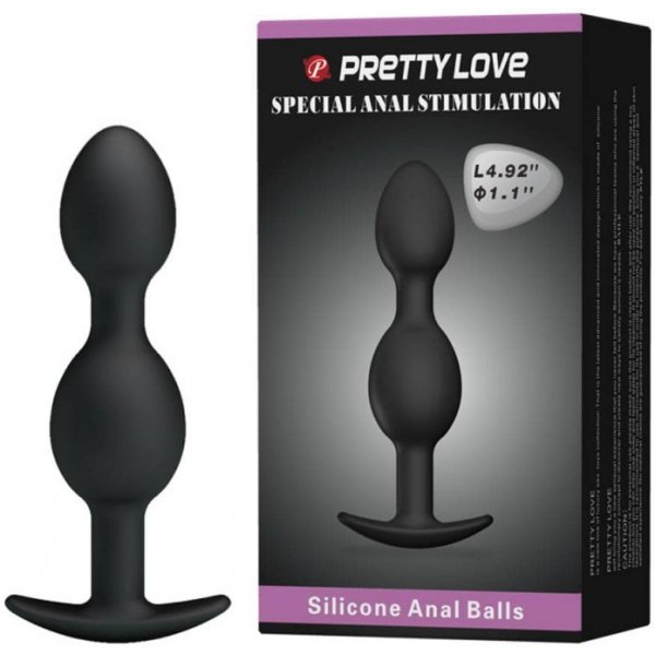 Análny kolík Pretty Love Silicone Anal Balls 4.92 Inch