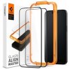 Spigen Glass tR AlignMaster 2 Pack FC Black iPhone 15 AGL06906