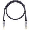 jack audio prepojovací kábel [1x jack zástrčka 3,5 mm - 1x jack zástrčka 3,5 mm] 1.50 m čierna pozlátené kontakty Oehlbach i-Connect J-35; 60013