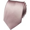 Pánská kravata lesklá tmavě starorůžová