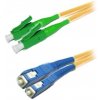 XtendLan FO patch LC/APC-SC 5m 9/125 duplex, G.652d, LS0H