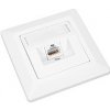 Zásuvka Solarix CAT6 STP 1 x RJ45 pod omietku biela 23100098
