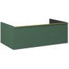 Lotosan LN8565 SCARLET postranná skrinka pod dosku 80 cm 80 x 28,1 x 44,9 cm smaragd matná