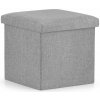 Muff Skladacia taburetka L - 38x38x38cm sivá