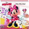 Jiri Models Maluj stříhej nalepuj MINNIE omalovánka a vystřihovánka