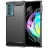 Techsuit Carbon silikónové puzdro na Motorola Edge 20 5G – čierne