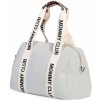 Childhome Prebaľovacia taška Mommy Club Signature Canvas Off White
