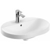 Geberit Variform umývadlo 60x45 cm oválny vstavané umývadlo biela 500.733.00.2