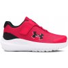 Chlapčenská bežecká obuv Under Armour, BINF SURGE červená,biela,čierna, 27 EU