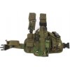 101 INC Taktické stehenné puzdro na pištoľ, pravé - Marpat (Digital woodland)