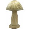 Clayre & Eef Béžovo-zlatá dekorácia huba Mushroom Ø 13*20 cm