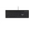 ASUS KU100 SmartCard Keyboard - drôtová klávesnica, čierna,