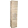 AQUALINE - VEGA Skrinka vysoká s košom 40x184x31cm, dub platin VG980