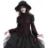 tričko gotický and punk DEVIL FASHION Dark Red Gothic Čierna