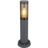 GLOBO 3158SA BOSTON vonkajšie stojanové svietidlo/stĺpik V450mm 1xE27 IP44 antracitová, dymová