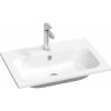 Ravak Chrome Slim - Umývadlo 70x49 cm, s prepadom, s otvorom na batériu, biela XJG01170001