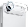 NORTHJO tvrdené sklo s trblietavými rámčekmi na ochranu šošoviek fotoaparátu pre iPhone Air - svetlo modré - možnosť vrátiť tovar ZADARMO do 30tich dní
