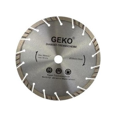 GEKO G00223 Diamantový kotúč na betón segmentový 230mm 22,3mm