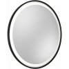 Dubiel Vitrum Holiday zrkadlo 70x70 cm okrúhly s osvetlením čierna 5905241012995