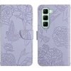 VSETKONAMOBIL 104571 ART BLOSSOM Peňaženkový obal pre Infinix Hot 50 Pro fialový