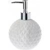Spirella dávkovač mýdla ALISON, bílý, porcelán, 480 ml (40.07342)