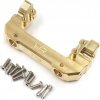 Yeah Racing Mosadzný nárazník a držiak serva pre Axial SCX10 III AXI03007