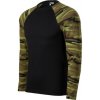 Malfini Camouflage LS M T-shirt MLI-16634 camouflage green (186433) Black 3XL