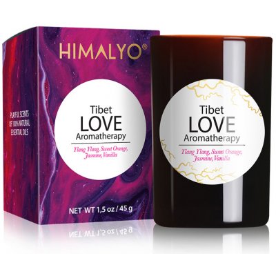 HIMALYO Tibet Love Aromatherapy sviečka 45 g 45 g