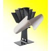 STOVE FAN SF800 - ekologický krbový ventilátor pracující na principu Peltierova článku, který převádí teplo na elektrickou energii. Díky teplu z kamen roztočí vrtuli a žene teplý vzduch dál....