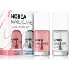 NOBEA Nail care Diamond Strenghtener spevňujúci lak na nechty 6 ml + Top coat vrchný ochranný lak na nechty s leskom 6 ml