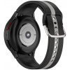 eses Silikónový remienok pre Samsung Galaxy Watch 4 a 5 - Čierno sivý prúžok