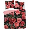 Detexpol obliečky 3D Ruže micro Polyester mikrovlákno 220x200 2x70x80
