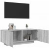 vidaXL TV skrinka sivý dub sonoma 100x35x40 cm spracované drevo
