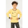 Vienetta Kids dětské pyžamo Patrik žlutá