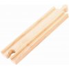 Bigjigs Rail Stredné rovné koľaje 16 cm 4 ks