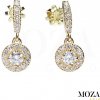 MOZA gold Diamantové náušnice MG2016 Farba Zlata: žlté Au