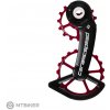 CeramicSpeed OSPW ramienko prehadzovačky SRAM RIVAL AXS, červená Coated