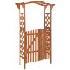 Pergola s bránkou 116x40x204 cm masívne jedľové drevo