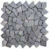 Divero Garth 563 mramorová mozaika sivá 1 m2 - 30x30cm