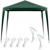 Stan záhradný párty pavilón komerčný altánok zelený 2,5 x 2,5 m