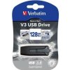 Verbatim USB flash disk, USB 3.0, 128GB, V3, Store N Go, černý, 49189, USB A, s výsuvným konektorem