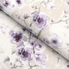PVC obrus Fialové kvety sakury na režnom PV-206 - metráž š. 140 cm