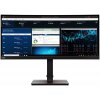 Lenovo ThinkVision P34w-20 34 IPS zakřivený/3440x1440/6ms/DP/2xHDMI/3xUSB/USB-C/výškově nastavitelný/repro/webcam/černá