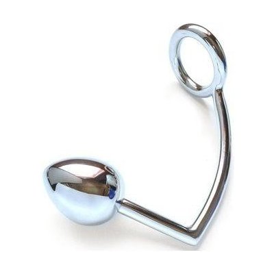 Metalhard Cock Ring With Anal Bead 45mm