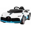 Elektrické autíčko Bugatti Divo, Biela, vstup MP3,SD,USB, AUX, kožené sedlo, 2,4 Ghz DO (Ramiz Elektrické autíčko Bugatti Divo, Biela, vstup MP3,SD,USB, AUX, kožené sedlo, 2,4 Ghz DO)