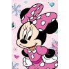 Jerry Fabrics Detská deka Minnie Mouse Flowers