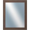 DANTIK - Zrkadlo v rámu, rozmer s rámom 40x50 cm z lišty RETRO hnedá (3144)
