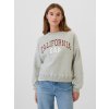 GAP Oversize mikina s logom Sivá L