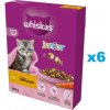 WHISKAS Junior s lahodným kuracím mäsom pre mačiatka 6 x 300 g