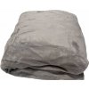 JERRY FABRICS Mikroplyšová plachta svetlo sivá Polyester, 90/200 cm